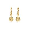 JACQUES LEMANS Ear Stud Sterling Silver Gold-Plated Earrings