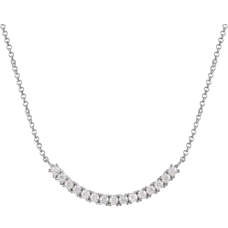 JACQUES LEMANS Necklace Sterlingsilver With Topaz Necklaces