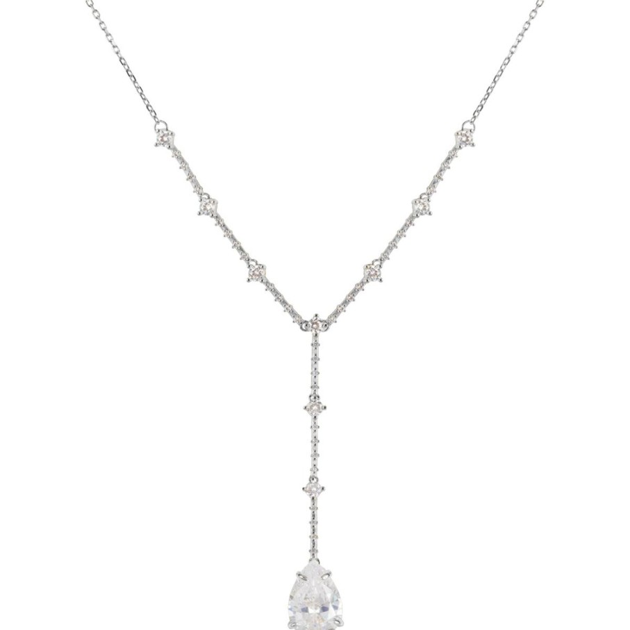 JACQUES LEMANS Necklace Sterlingsilber With Topaz Necklaces