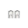 JACQUES LEMANS Ear Stud Sterling Silver With Topazes Earrings