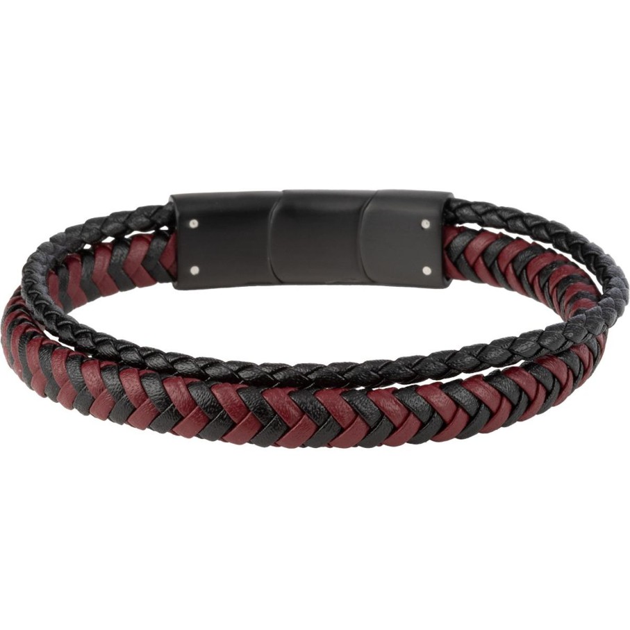 JACQUES LEMANS Leather Bracelet Leather Bracelets