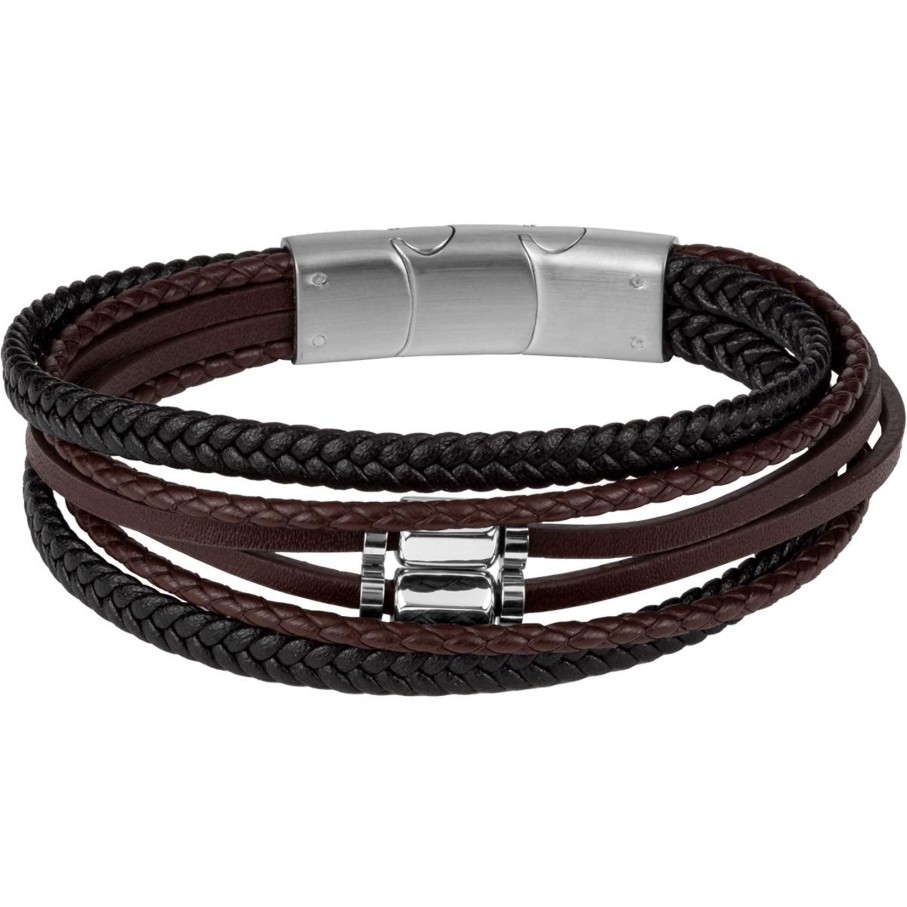 JACQUES LEMANS Leather Bracelet Leather Bracelets