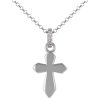 JACQUES LEMANS Necklace "Cruzifix" Sterlingsilver With Topazes Necklaces