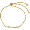 JACQUES LEMANS Bracelet Sterling Silver Goldplated With Topazes Bracelets