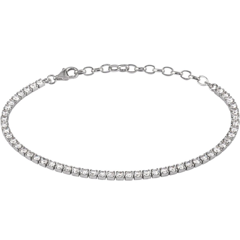 JACQUES LEMANS Tennis Bracelet Sterling Silver With Topazes Bracelets